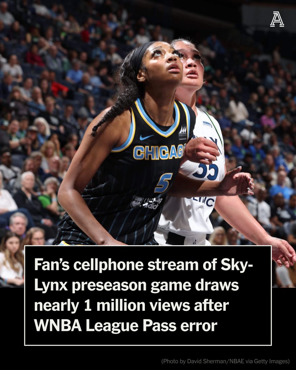 Fans hoping to catch rookie stars Angel Reese and Kamilla Cardoso make their WNBA preseason debuts Friday night were dismayed to find the game unavailable through the WNBA League Pass. So they found a quirky alternative way to watch... More ⤵️ theathletic.com/5470890/2024/0…