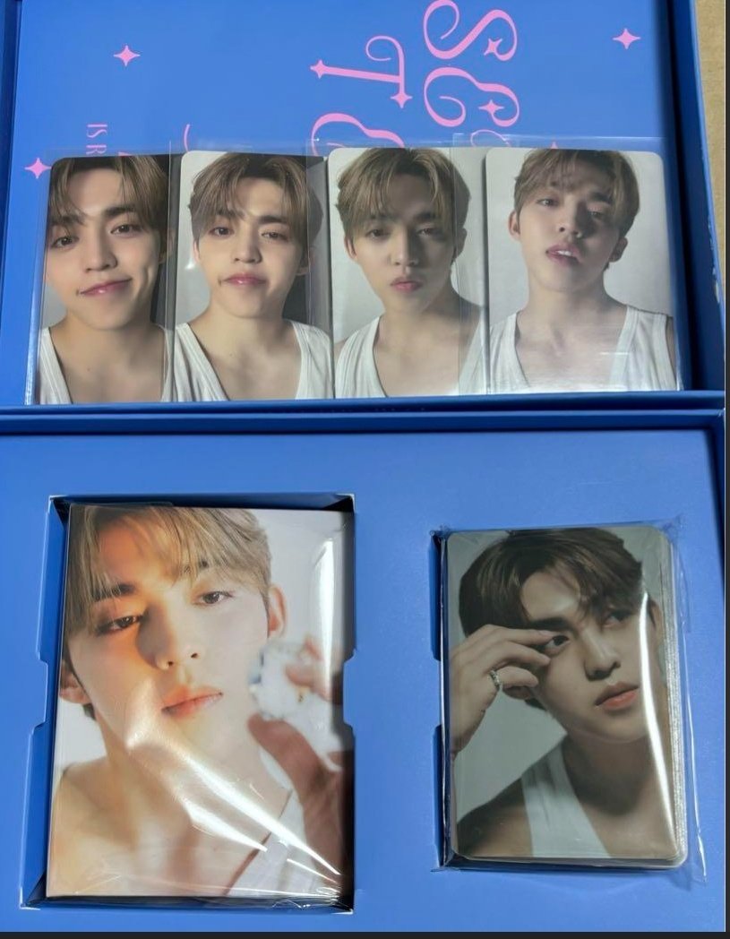 #meaniesell ᵎᵎ 🫧

wts lfb svt scoups dear rpc set

• 950 php + isf
• feta (fr jp)
• no to sensitive & impatient 
• 50% payo to secured, rembal : may 10

dm or reply to claim. 

t. Seventeen svt seungcheol sando 17 is right here best album dear carver pc photocard ph