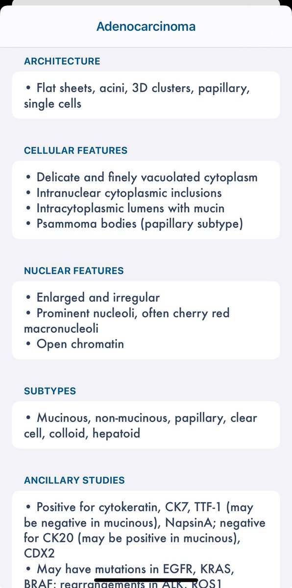 Check out the user friendly #cytology reference app #CytoAtlas with diagnostic entities sorted by organ system. Swipe through high resolution images, zoom in for details, tap on “Features” for a bulleted list of key highlights to remember and learn from #CytoPath