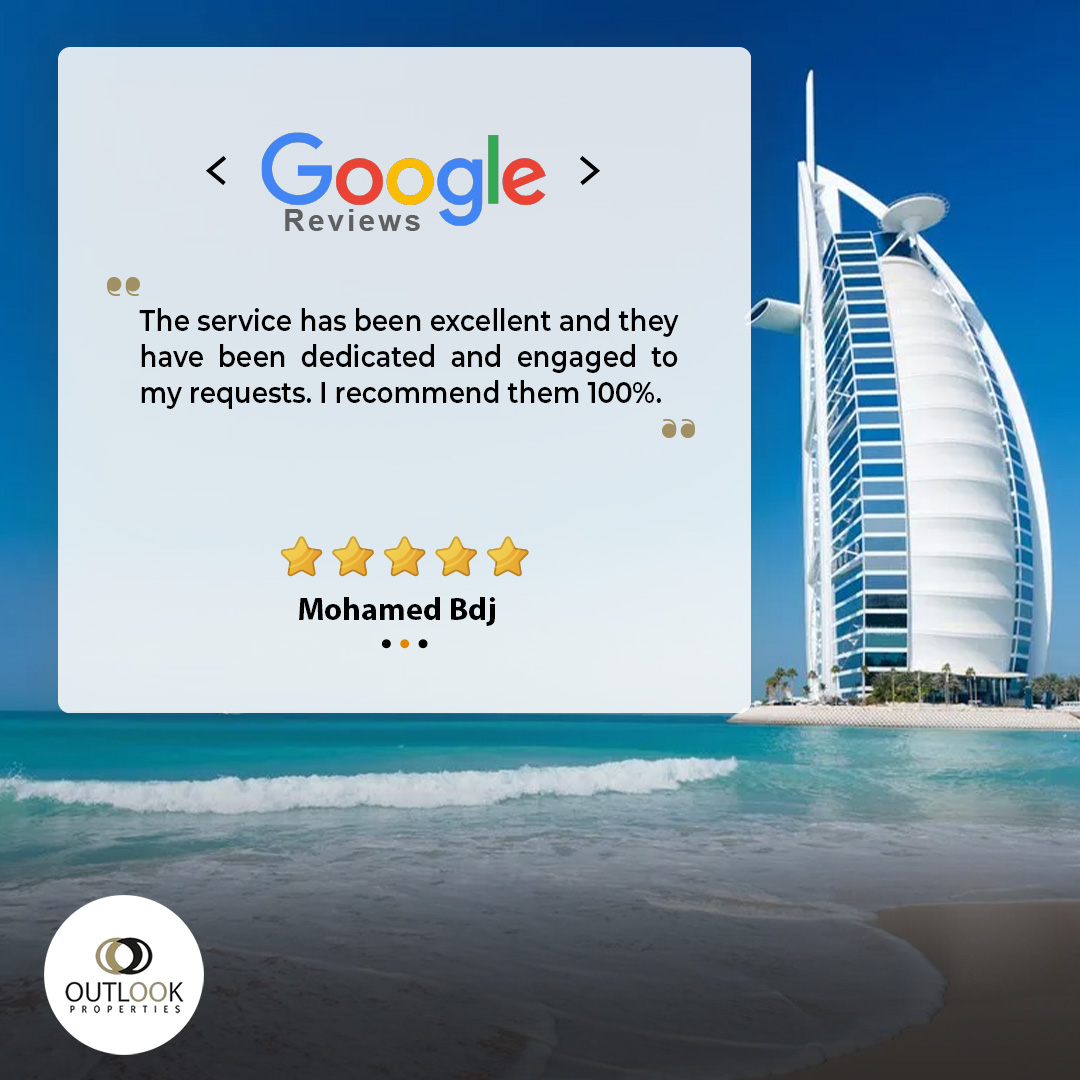 At Outlook Properties, we always strive to provide a Phenomenal Service to all our clients.

#outlookproperties #googlereviews
#customerservice ##reviews #testimonial #dubaiproperties