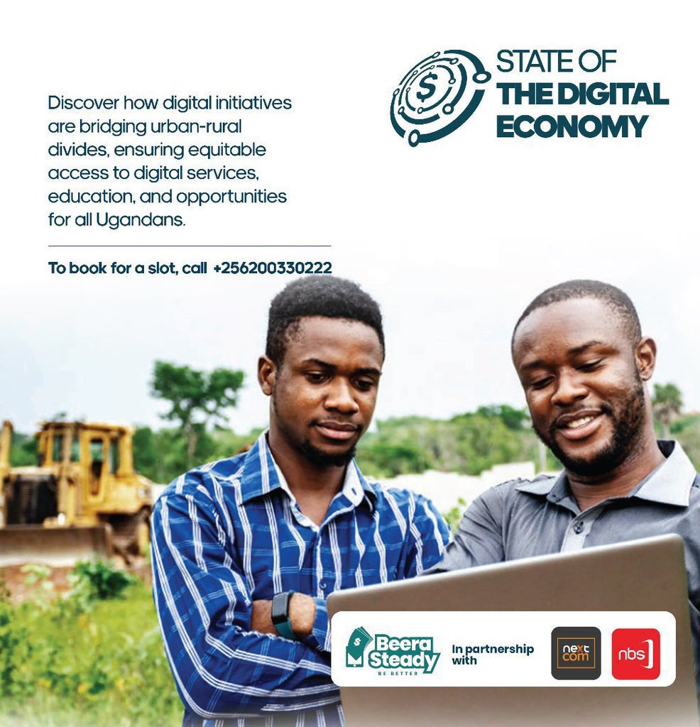 Explore the impact of digital initiatives in connecting urban and rural regions, ensuring equitable access to digital services, education, and opportunities for Ugandans at the #StateOfTheDigitalEconomy conference on June 6th, 2024. #NBSUpdates