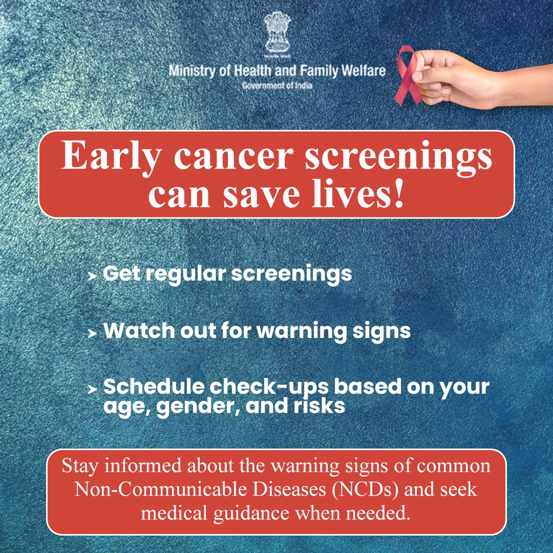 Early detection is the key to defeating cancer. Don't wait until it's too late! Schedule your screenings and routine check-ups today.
.
.
#BeatNCDs #BeatCancer
