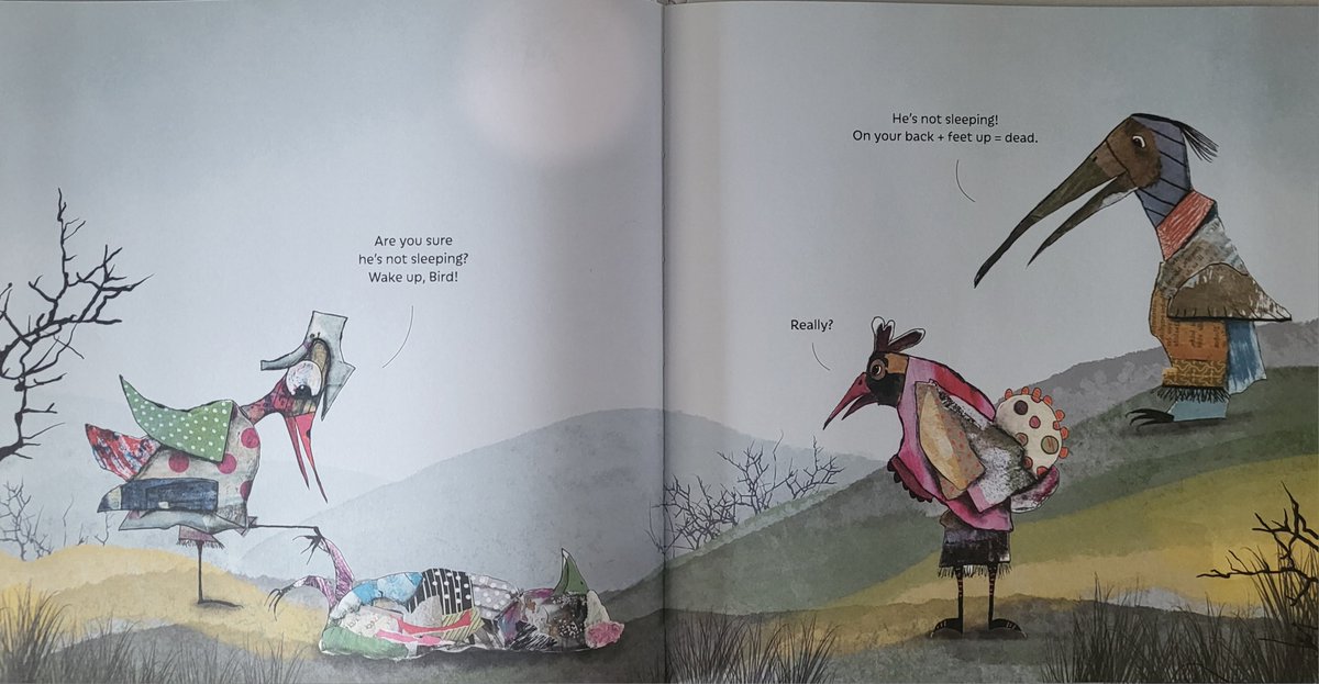 I was fortunate enough to review 'Bird is Dead' by Tiny Fisscher, Herma Starreveld and translated by @Laura_Wat whose name should definitely be on the front as it's brilliant work - look here :) Thank you @GreystoneKids - big questions for small people.