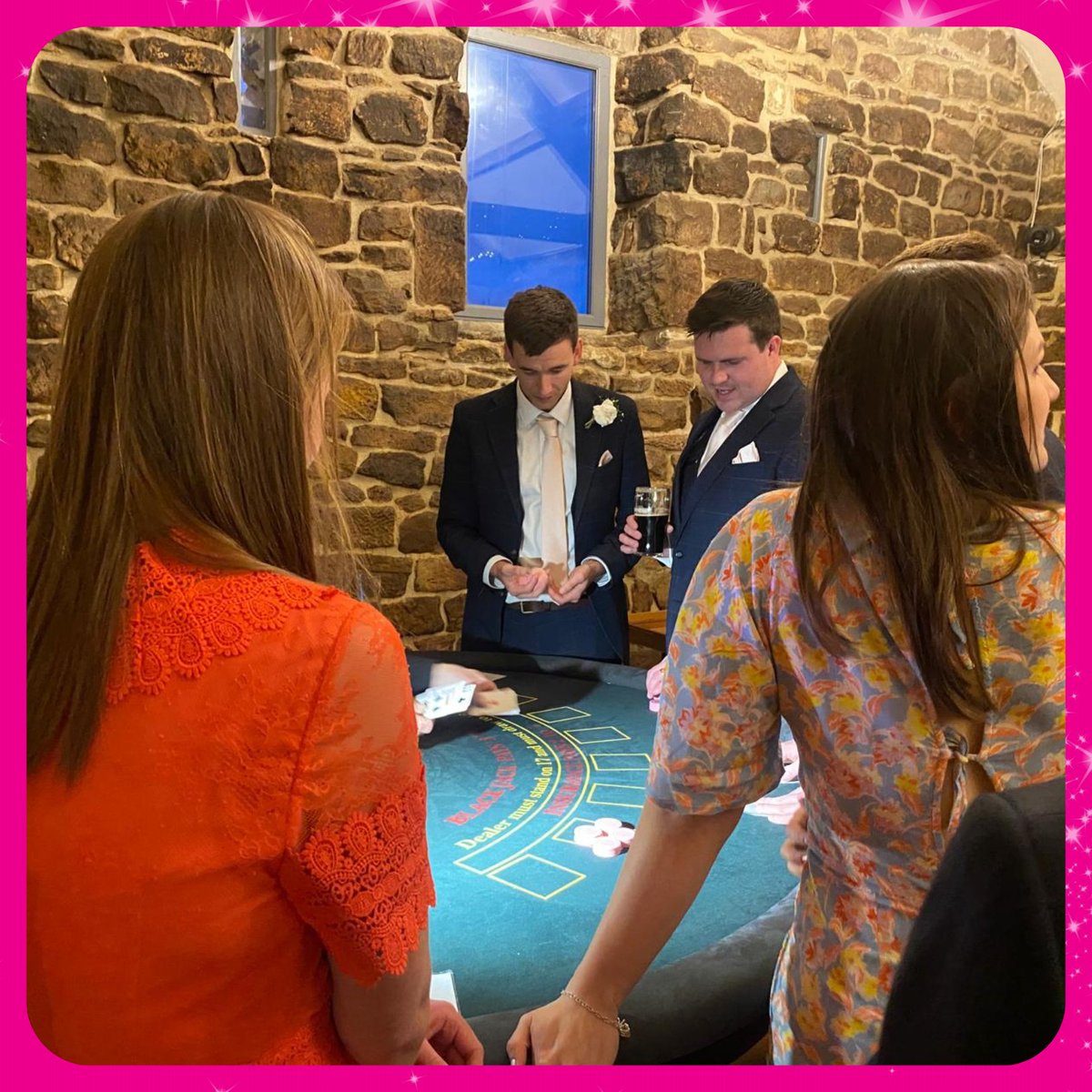 🎲 Want to spice up your party or event? 🎉 Our #Blackjack tables is the perfect way to add excitement and thrill to any occasion. 🃏 With professional dealers and top-notch equipment, you and your guests are guaranteed to have a blast! 💰 #CasinoParty #EventEntertainment