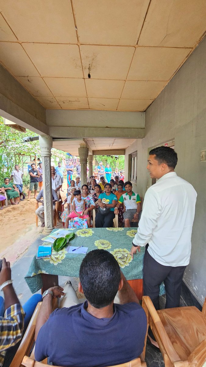 SJB village-level ward meetings are happening in the Moneragala District. I have been assigned the Bibile electorate, and along with the rest of the team, will finish all wards by tomorrow. Missing our dearest @Chamathka_0815🙏🏽 @sjbsrilanka #lka