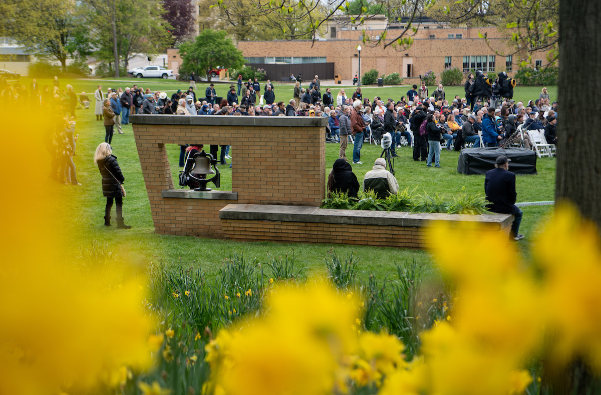 Today marks 54 years since the tragic events at Kent State on May 4, 1970. Various events and programs are included in this year’s annual commemoration. More information: bit.ly/3JKWl5l #KentStateMay4