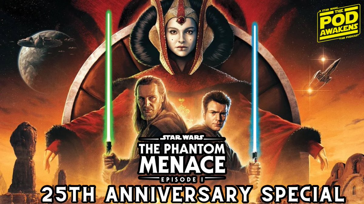 Premiering on YouTube at Noon! It’s our Phantom Menace 25th Anniversary Special with @tommybechtold May the Fourth Be With You youtu.be/_xf9ncMuyB4?si… #May4thBeWithYou #StarWarsDay #StarWars