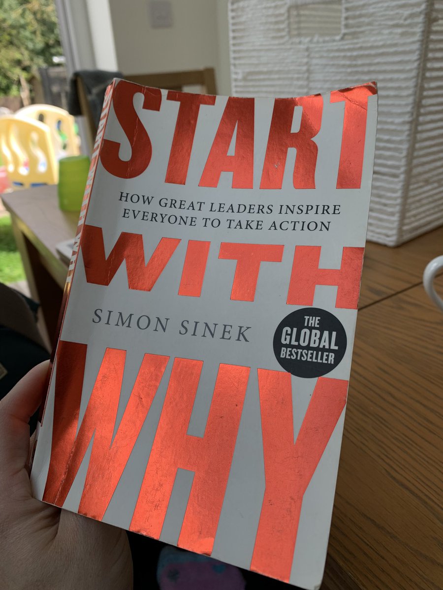 Love reading a recommended book that it’s so interesting to read. SO many applications of the concept of starting with why. From individual classrooms to who school culture.