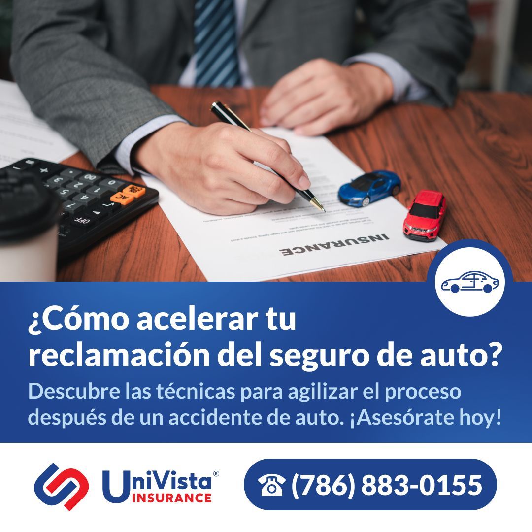 ☎786-883-0155 ¿Quieres evitar demoras en tu reclamación de #segurodeauto? Conoce las estrategias para agilizar el proceso y obtener una compensación más rápida. Contáctanos y te guiaremos paso a paso. univistainsurance.com/es/obtenga-cot… #UnivistaInsurance #Ahorros #MejorPrecio #SegurodeAuto