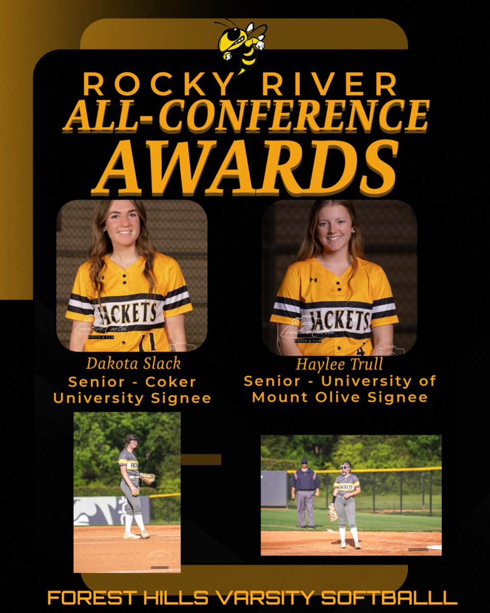 SoftballFHHS's tweet photo. Congratulations @DakotaSlack8 and @TrullHaylee24 for being selected RRC All-Conference players. We are excited to see what the future holds for you both. https://t.co/NQMOlQFJQp