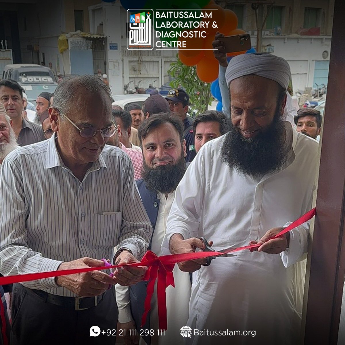 Alhamdulillah The Opening Of Our New Collection Unit Of  Baitussalam Lab And Diagnostic Center
Come Visit Us For All Your Testing Needs.

Location: maps.app.goo.gl/3cia3NWsGP1N7q…

For Appointments And Information:
+92-334-2982988
+92-21-35392634

#Baitusalaam #BaitusalaamWelfareTrust…