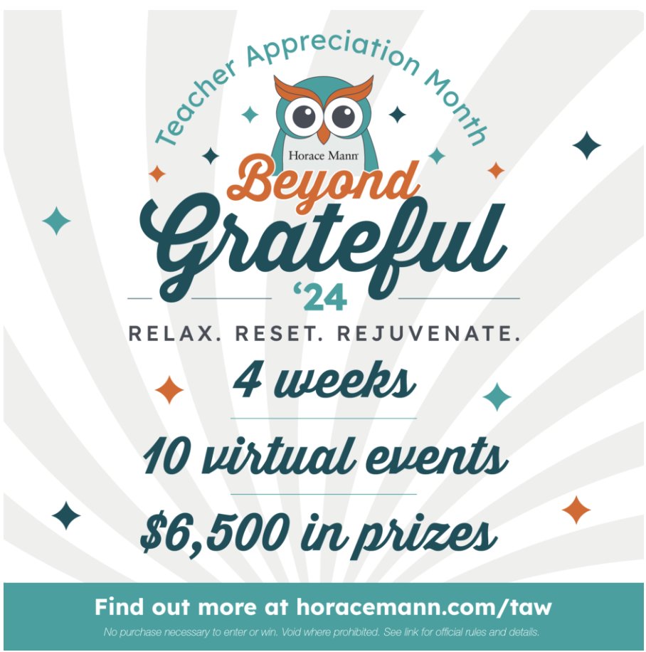 Our friends at @HoraceMann have turned #TeacherAppreciationWeek into a month-long celebration for educators. They are hosting free virtual events and giving away 4-weeks of prizes! Find out more about the events and enter their giveaway here: iapss-in.org/in-the-know/ia… #LeadIAPSS