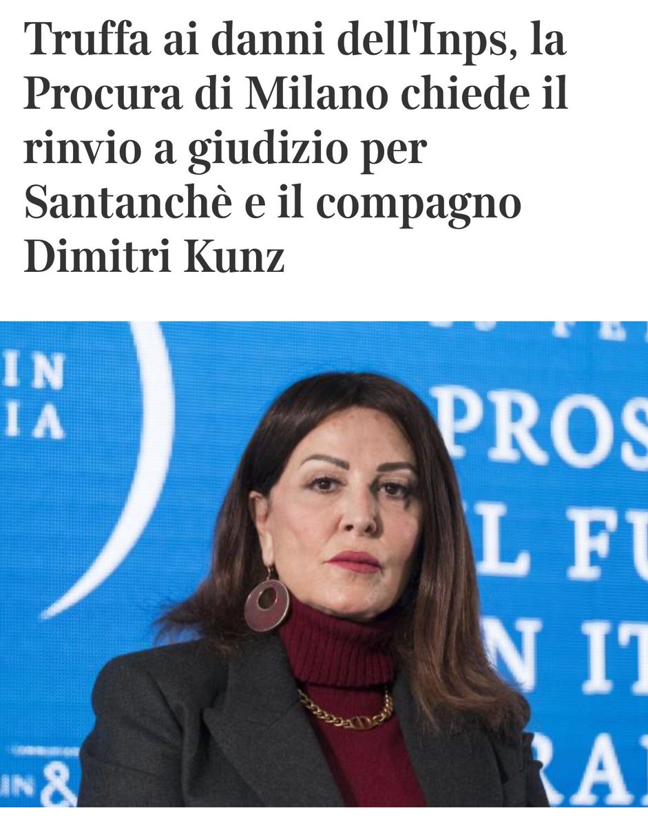 @DSantanche Sei priva di dignità e una vergogna per tutto il Paese. Dimettiti truffatrice!