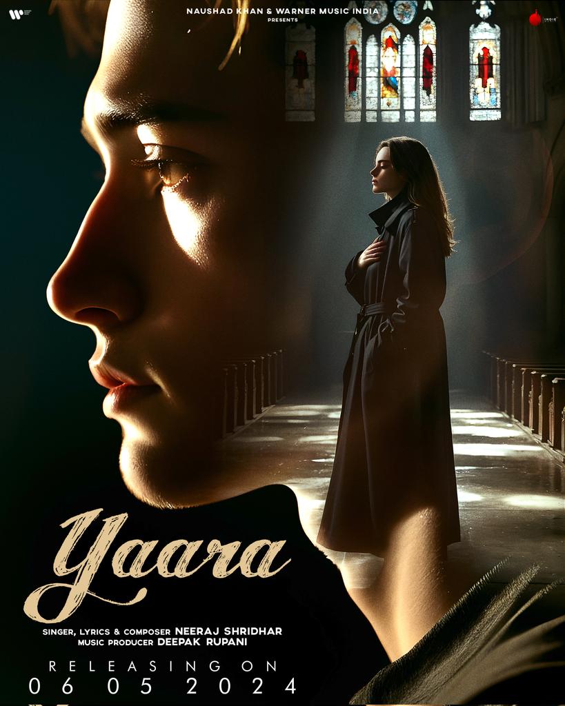 Naushad Khan (@naushadkhanepos) on Twitter photo Join us on a journey of love and loss with Neeraj Shridhar's 'Yaara' from the soul-stirring EP 'Yaadein'. Premiering May 6th, exclusively on <a href="/indiemlabel/">INDIE MUSIC LABEL</a>
#IndieMusicLabel #NeerajShridhar #Yaara #Yaadein
<a href="/neerajvikings/">neeraj shridhar</a> <a href="/WarnerMusicIN/">Warner Music India</a> <a href="/JamRokr/">Jay Mehta</a> Join us on a journey of love and loss with Neeraj Shridhar's 'Yaara' from the soul-stirring EP 'Yaadein'. Premiering May 6th, exclusively on <a href="/indiemlabel/">INDIE MUSIC LABEL</a>
#IndieMusicLabel #NeerajShridhar #Yaara #Yaadein
<a href="/neerajvikings/">neeraj shridhar</a> <a href="/WarnerMusicIN/">Warner Music India</a> <a href="/JamRokr/">Jay Mehta</a>