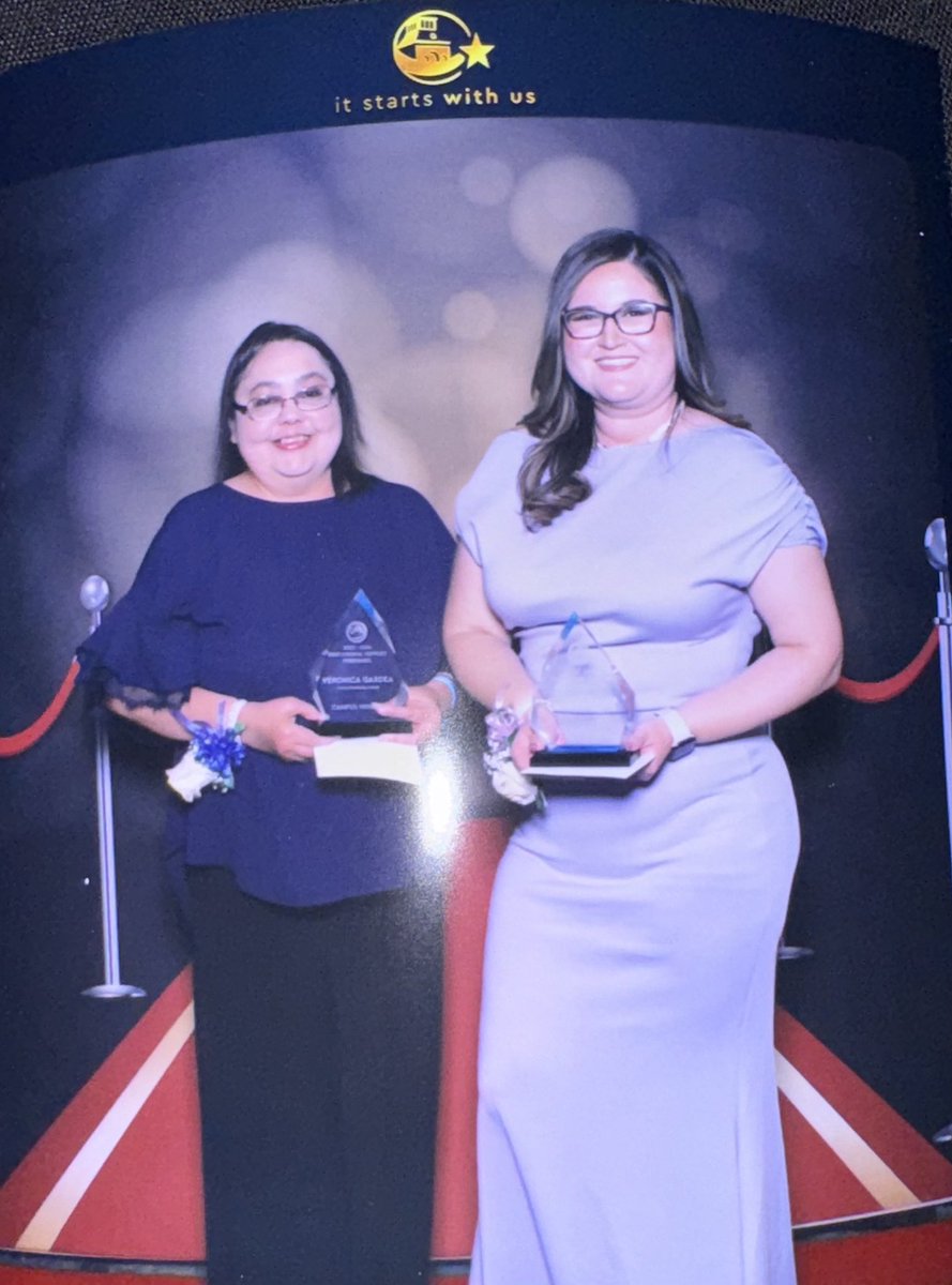 EPrangner's tweet photo. EPISD celebrated our Teacher of the Year, Alexandria Piña and our Support Personnel, Veronica Gardea. Congratulations! We thank you for your dedication. #itstartswithus https://t.co/49y3iv9YVu