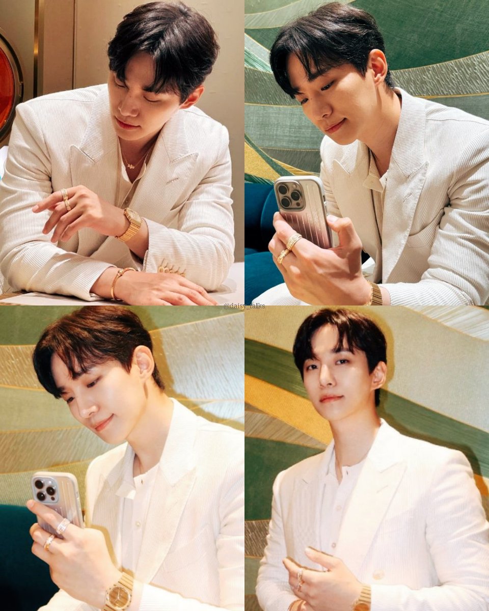 We love to see all that bling on our angel in white ✨ #PiagetxLEEJUNHO #LeeJunho #이준호 #Piaget #李俊昊