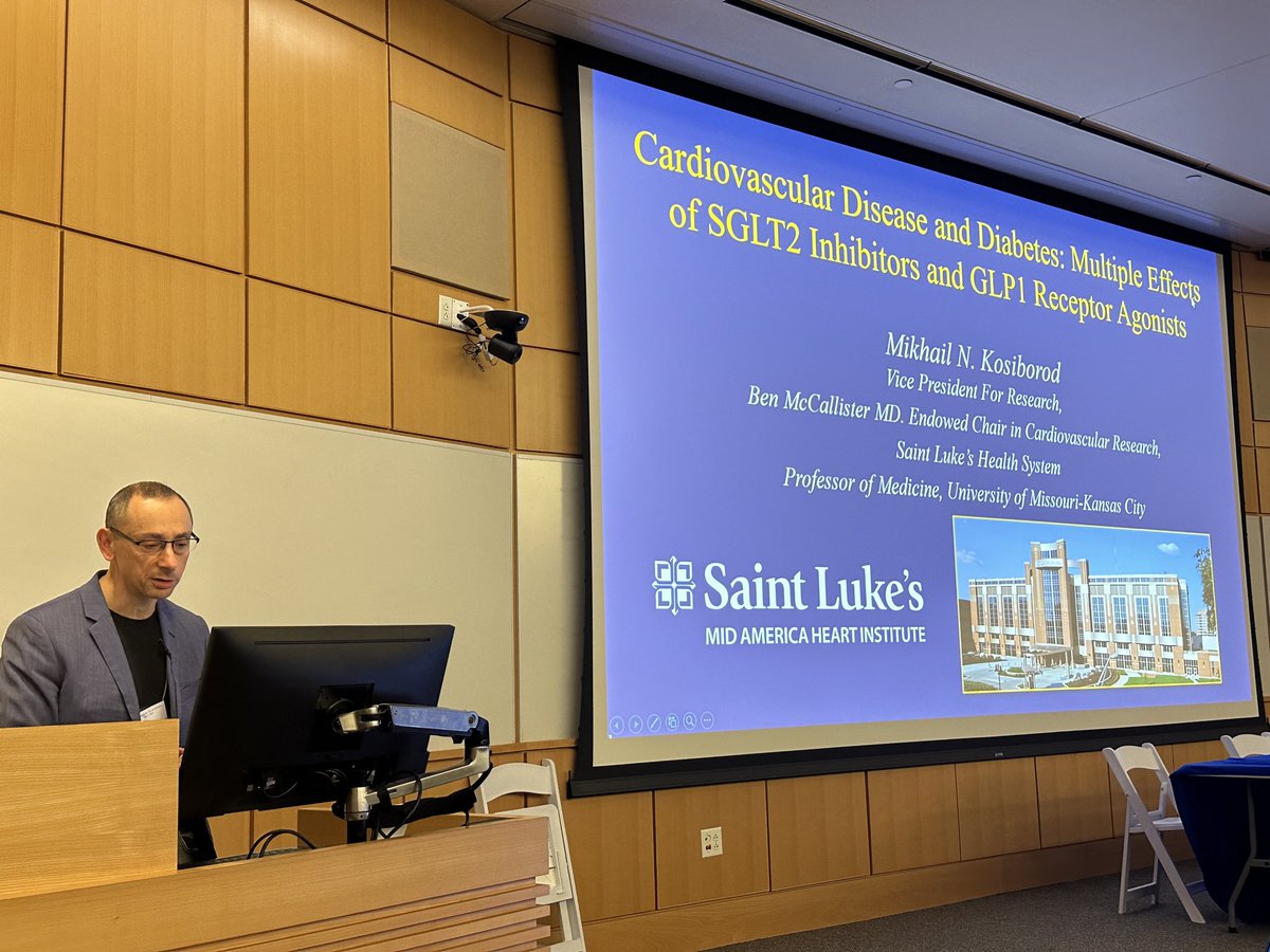 The one and only Dr. Mikhail Kosiborod presenting at the Annual Turning the Tide of Diabetes Meeting at EVMS. #SGLT2i #GLP1 #cardiometabolic #diabetes #obesity #HFpEF