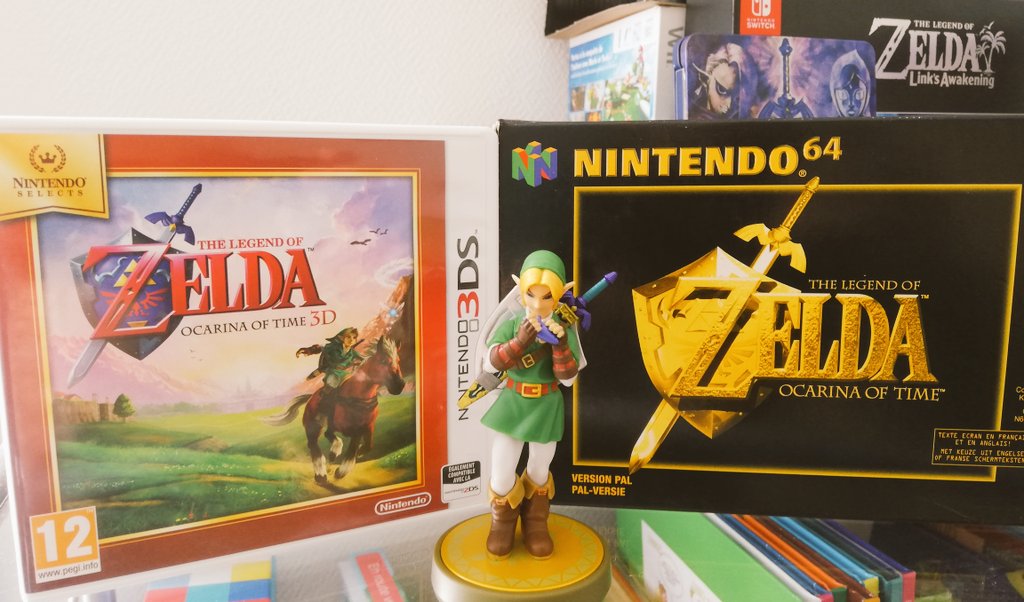 Il fallait bien un amiibo représentant le héros du temps pour compléter la série #OcarinaOfTime #TheLegendOfZelda