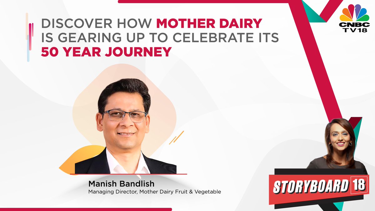 Discover how mother Dairy is gearing up to celebrate its 50 year journey. Watch @BrandStoryboard on Sun @ 11:30 am @ShibaniGharat @MotherDairyMilk