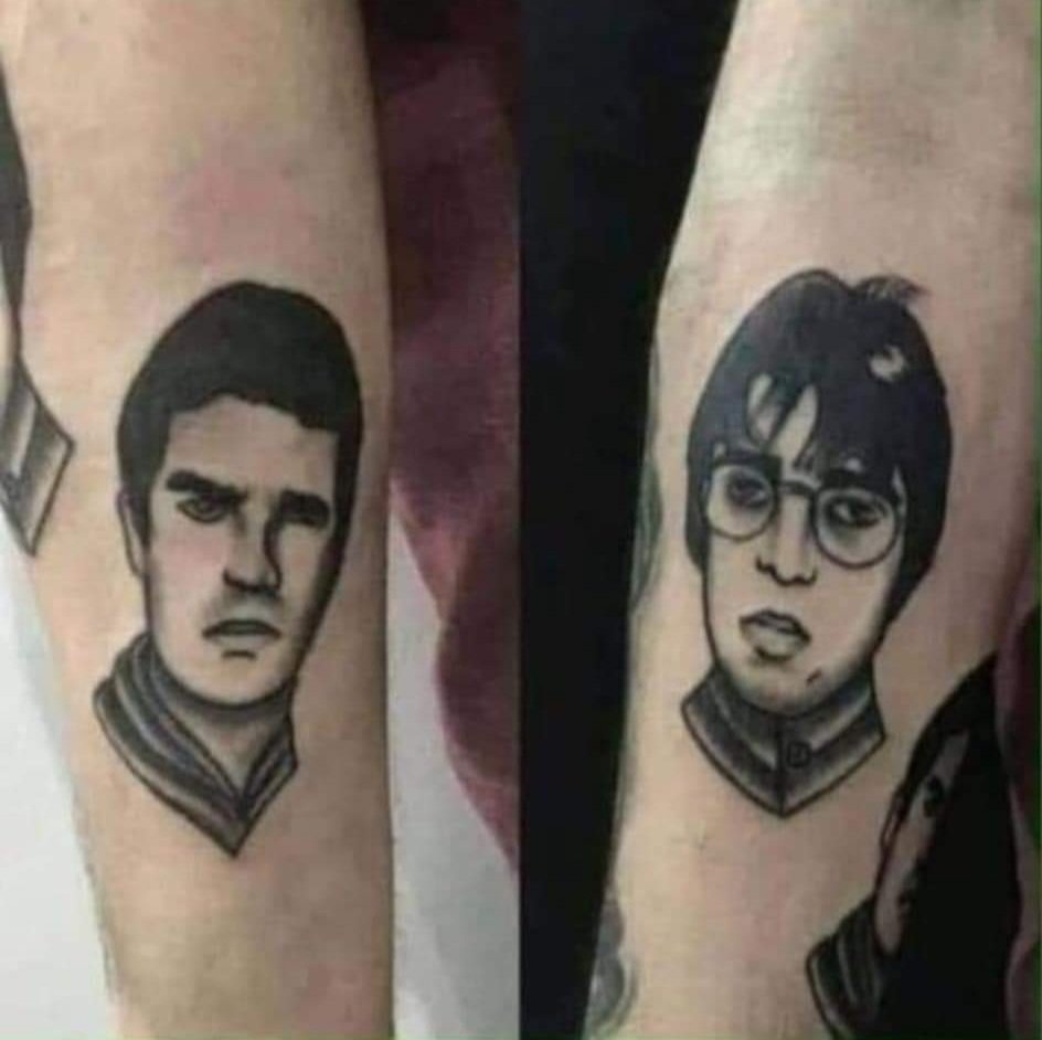 When you ask for the Gallagher brothers but get Jimmy Carr and Harry Potter...