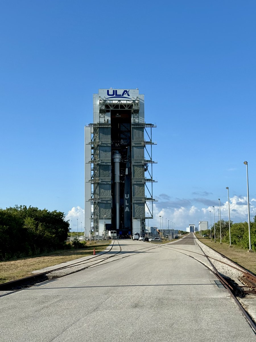 Welcome to Rollout Day for ULA's #AtlasV rocket and @BoeingSpace's #Starliner spacecraft in anticipation of the Crew Flight Test (#CFT), launching Monday night with two @NASA astronauts. Launch time is precisely 10:34:14pmEDT (0234:14 UTC).

Live updates: bit.ly/av_cft