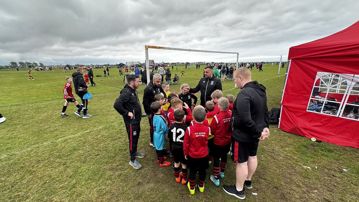 Excitement is in the air.

Our #LargsColts2016 players are ready for their debut at their 1st-ever tournament at @CupBlackpool

Huge thanks to Tillicoultry Quarries, @Morrisons @wmunrorehab @LargsThistleFC @largsnews, & @Taylorandhds for making this possible.

Let’s go, team.