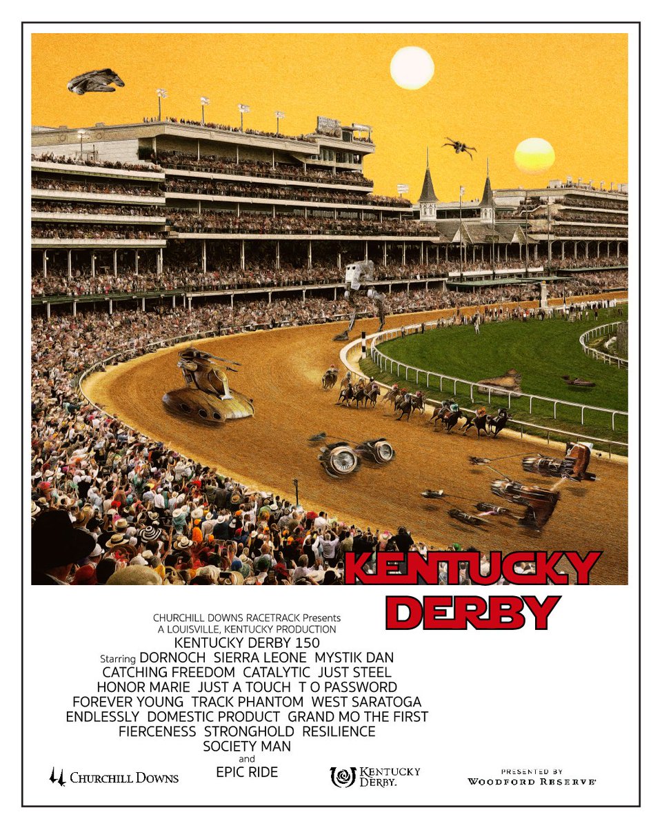 May the 4th be with you. 

#Maythe4thBeWithYou #KyDerby