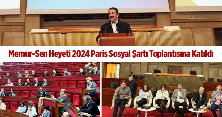 📌Memur-Sen Heyeti 2024 Paris Sosyal Şartı Toplantısına Katıldı. Genel Başkan Yardımcımız ve ILC Genel Sekreteri Dr. Ahmet Gök beraberindeki Memur-Sen heyetiyle birlikte Paris 2024 Yaz Olimpiyatları'na hazırlık kapsamında, Uluslararası Çalışma Örgütü ve Paris 2024 Sosyal Şartlar…