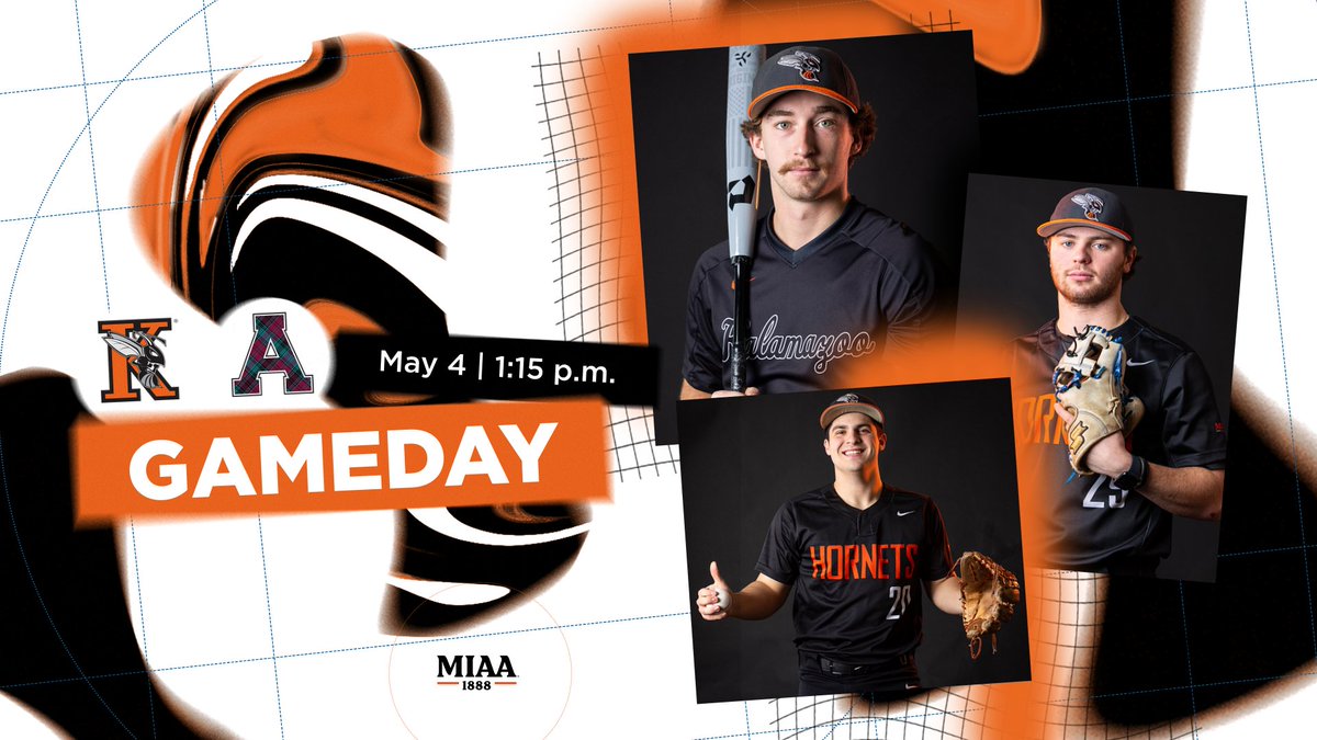 The @kzoobaseball team looks to handle business with an MIAA Championship on the line! #GoHornets
🆚 Alma
📍 Alma, Mich.
⌚️ 1:15/4:15 p.m.
🏟️ Klenk Park
🖥️ tinyurl.com/yn3uu5uf
📊 tinyurl.com/ykt7349u