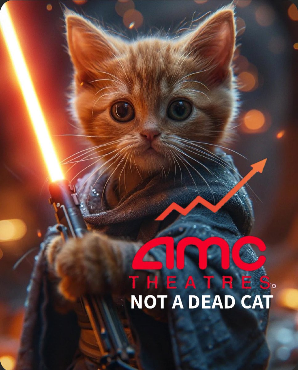 #AMC $AMC #NotADeadCat 
#ApesNotLeaving 
#May4thBeWithYou