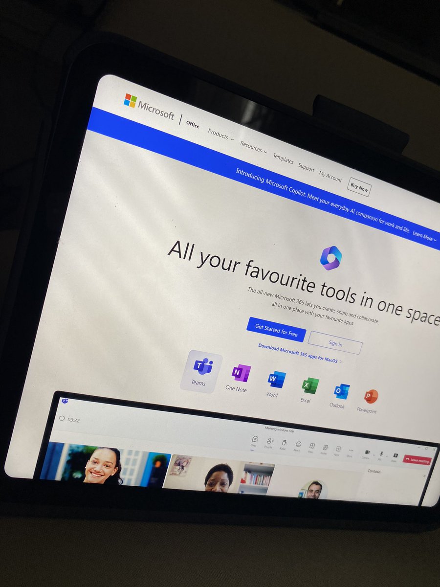 Woke up this morning saw a design by @HamzaAhrbil , and tried out its look on Microsoft’s hero section.

Added some cool shadows from <a href="/MartijnPothof/">Martijn Pothof</a>