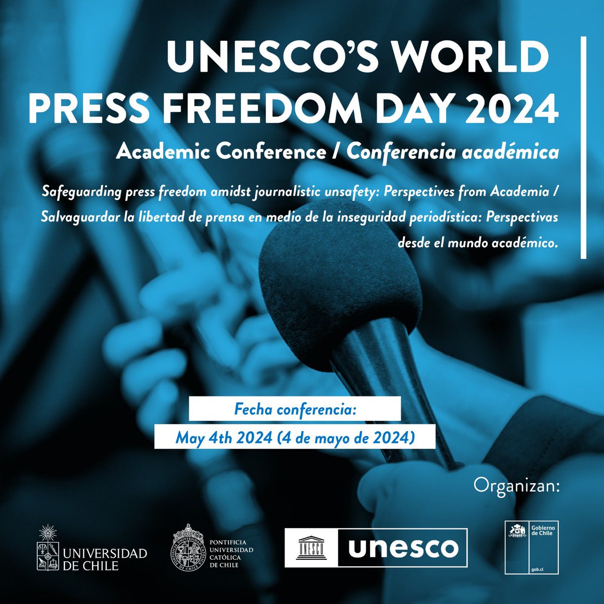 En directo: Conferencia académica del #DíaMundialDeLaLibertadDePrensa “Salvaguardar la libertad de prensa en medio de la inseguridad periodística: perspectivas desde el mundo académico”. 🔴 youtube.com/live/47VgbpB1R…