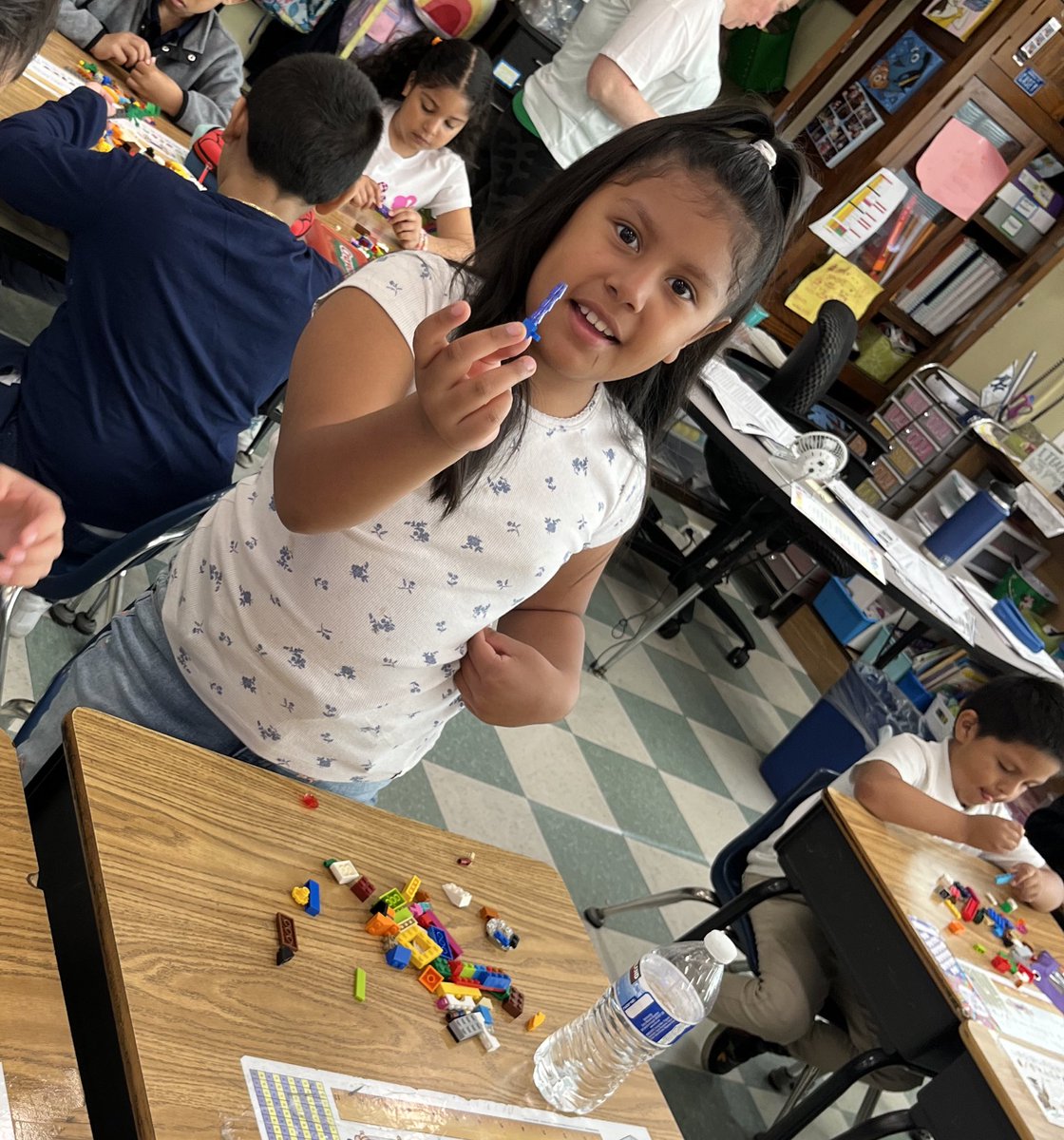 Check out some great #StarWarsDay legos Kindergarten and First Grade @s4_belleville & @S8_Belleville created this week in the Media Center! @school4_dc @8Principal @missmacbps