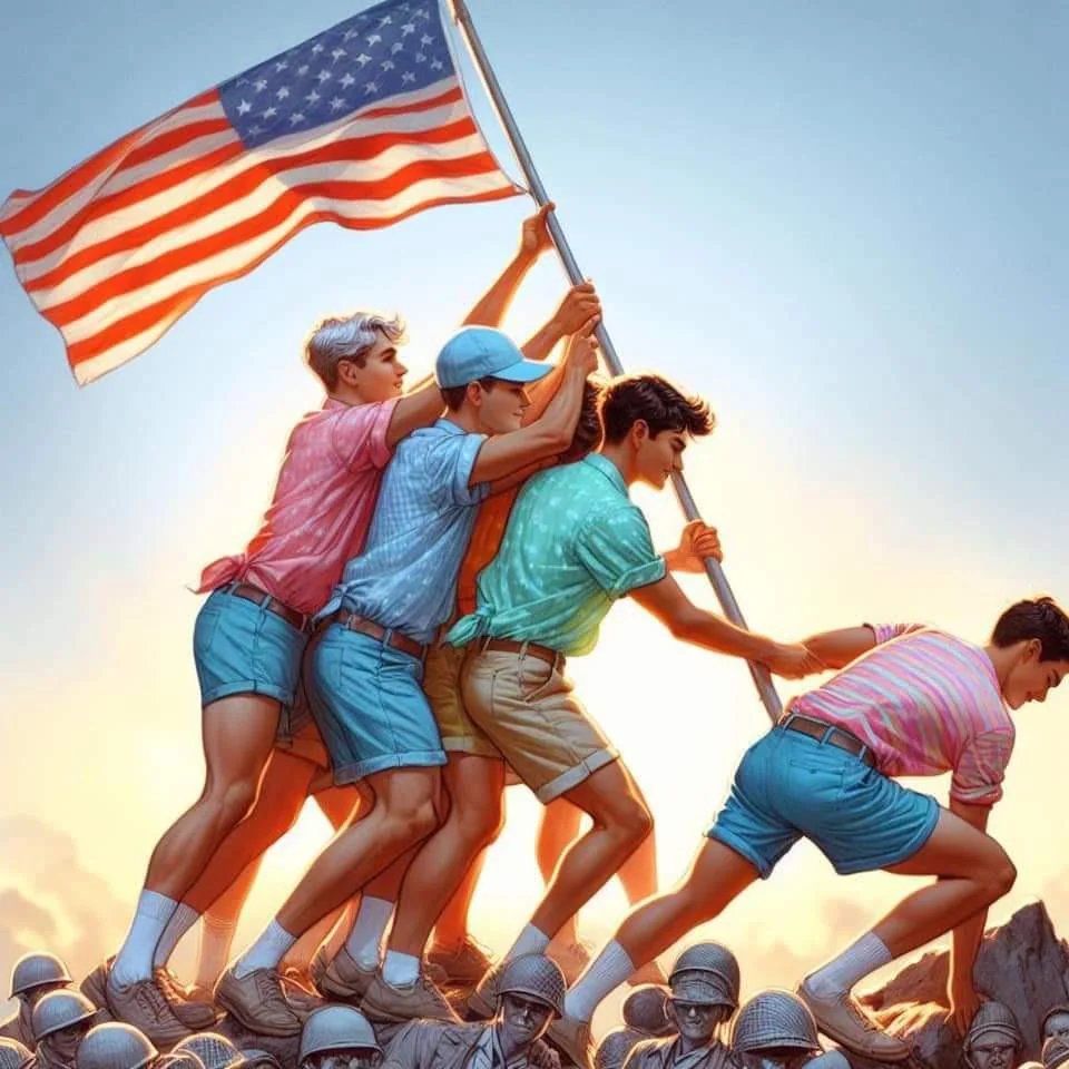 Anyone else have frat boys becoming patriotic icons in your bingo cards?