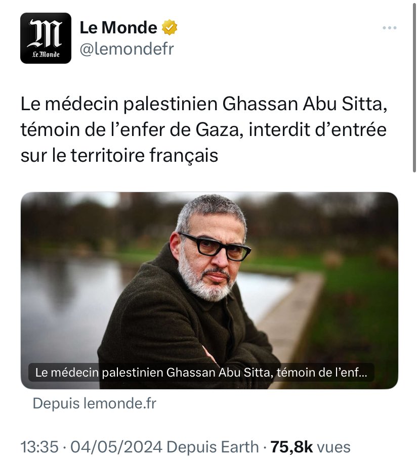 Macron couvre la France de honte chaque jour un peu plus. lemonde.fr/international/…