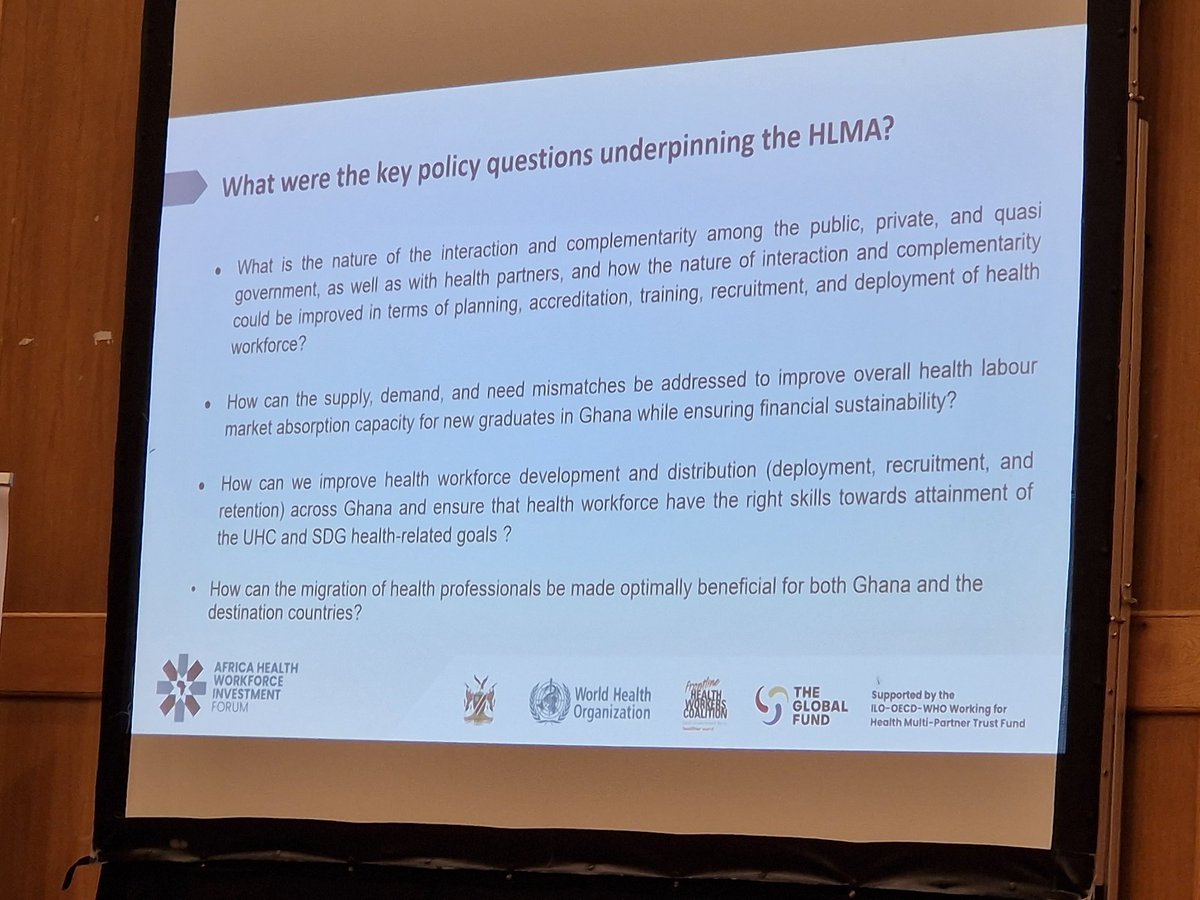 @mohgovgh #Ghana share value of #HLMA &  need to #InvestInHealthWorkforce at the session titled 'Generating trustworthy evidence to shape workforce policies: The value of #HealthLabourMarketAnalysis ' in #Namibia at the sidelines of the #AfricaHealthworkforceInvestmentForum
