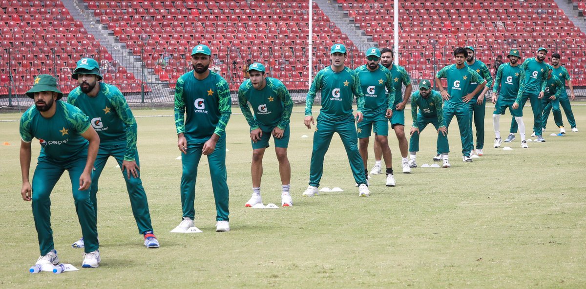 First training session camp in Lahore Gaddafi stadium 🇵🇰 
#pakistanteam