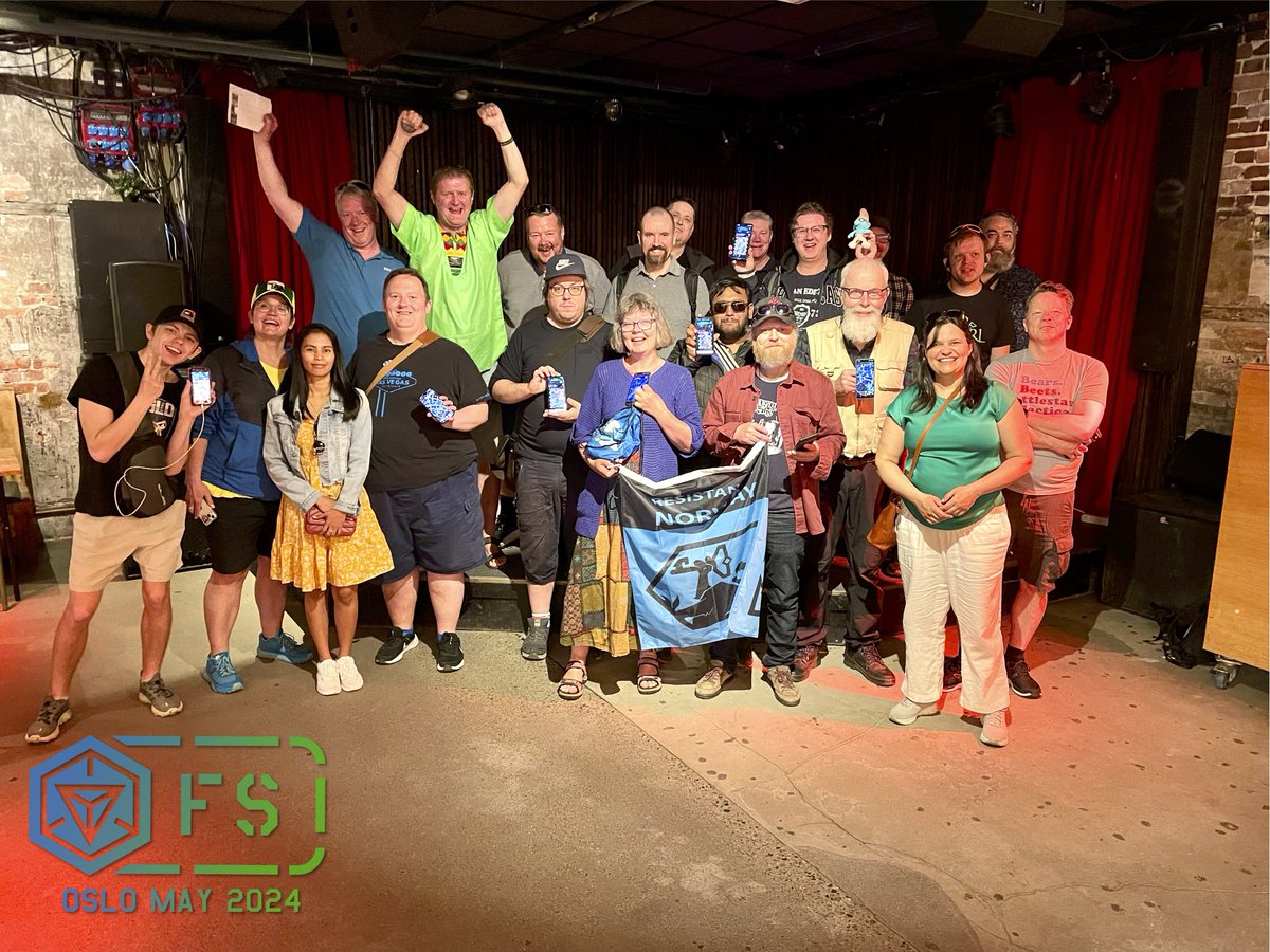 IngressfsN's tweet photo. #Ingress #XFac #IngressFS #FSOslo #IFS #NIA #Niantic #FirstSaturday #FirstSaturdayOslo #IngressPrime #FSOslo #May24 #Resistance #Enlightened https://t.co/4jTqJV96JO