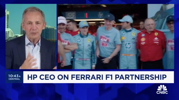 It is great when the executives understand a deal's value and impact. Their support is critical to the success of any sponsorship. Here's @HP CEO Enrique Lores speaking about the recently signed @ScuderiaFerrari HP partnership. cnbc.com/video/2024/05/… @ajlucio5