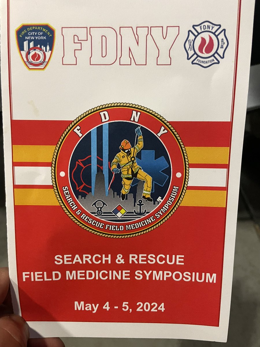 Day one of conference starting! #SRFM24 <a href="/FDNYFoundation/">FDNY Foundation</a>