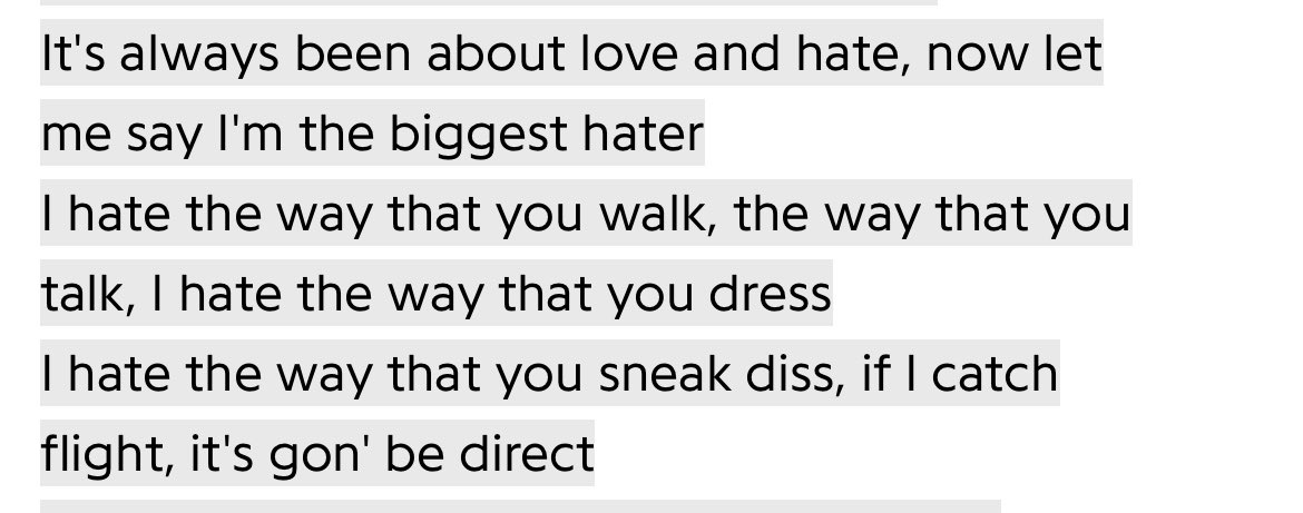 Kendrick got me thinking about my brother in hatred, @bigblackjacobin, and how we can be even harder haters.