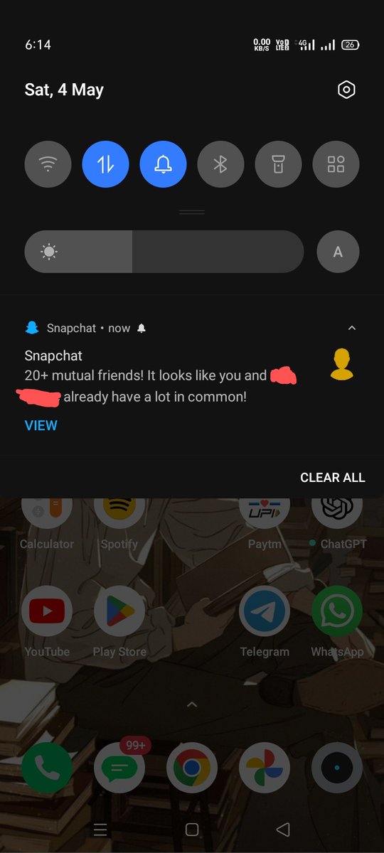 Hell nah snapchat! Me and that fuvker have nothing in common.