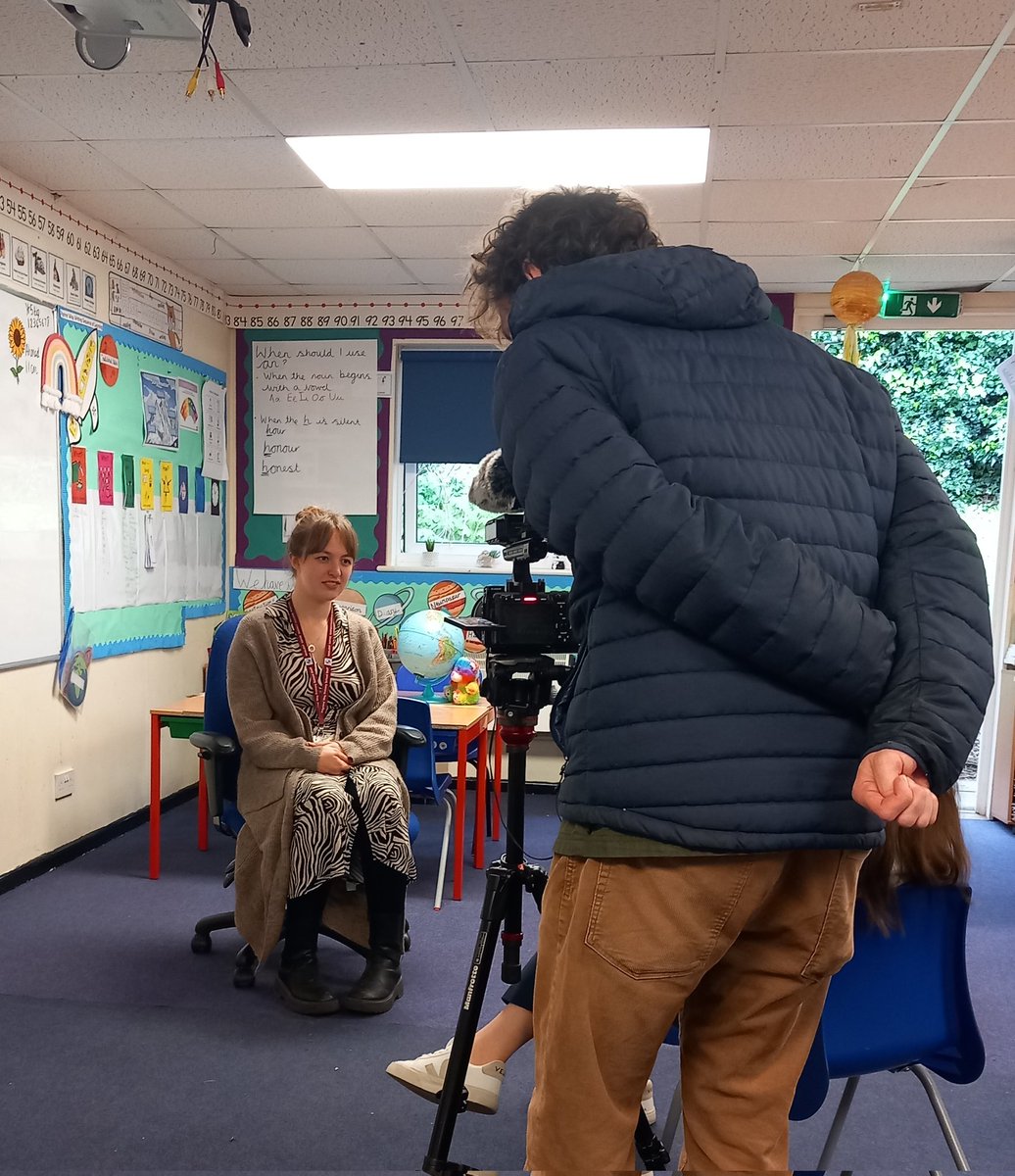 'This course has changed me life.' We've been privileged to hear the powerful stories of current FD& BA Childhood Studies students and hear from their employers about their impact in settings. Thank you for hosting us for filming  @PilgrimsWaySch @KerryJordanDaus @CCCUArtsHumsEd