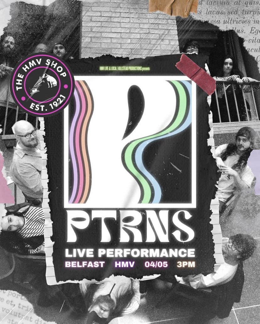 Don’t forget to check out todays Live & Local PTRNS live at 3pm, don’t wanna miss out!!!

#livemusic #supportinglivemusic #liveandlocal #hmvliveandlocal #ptrns #hmv #hmvrecordshop