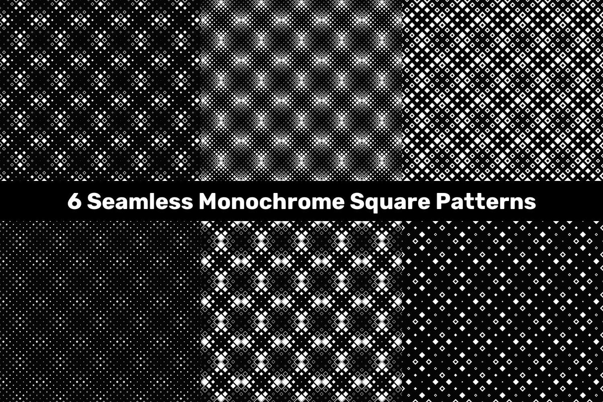 6 Seamless Monochrome Square Patterns creativefabrica.com/product/6-seam…  #geometricbackgroundabstract #PremiumBackgrounds #CheapVectorPattern #GeometricalPattern #seamless #GeometricPatterns #repetitive #DiscountPattern #PremiumVector #squares #GeometricalPattern