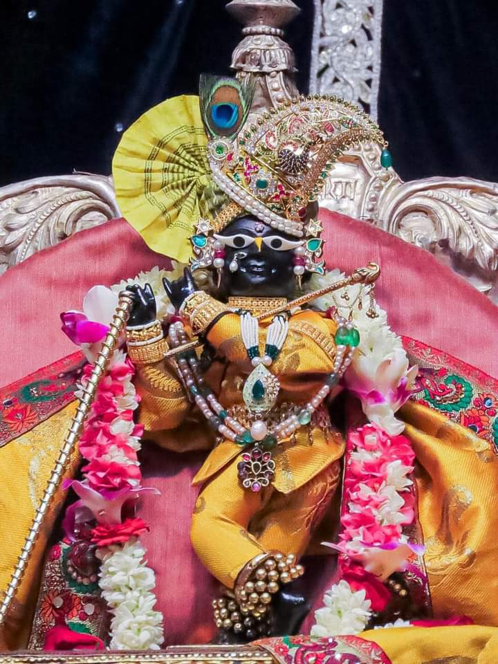 अद्भुत अलौकिक छवि श्री राधा रमणलाल जू की
4-5-2024 वृंदावन 🙏🏻❣️