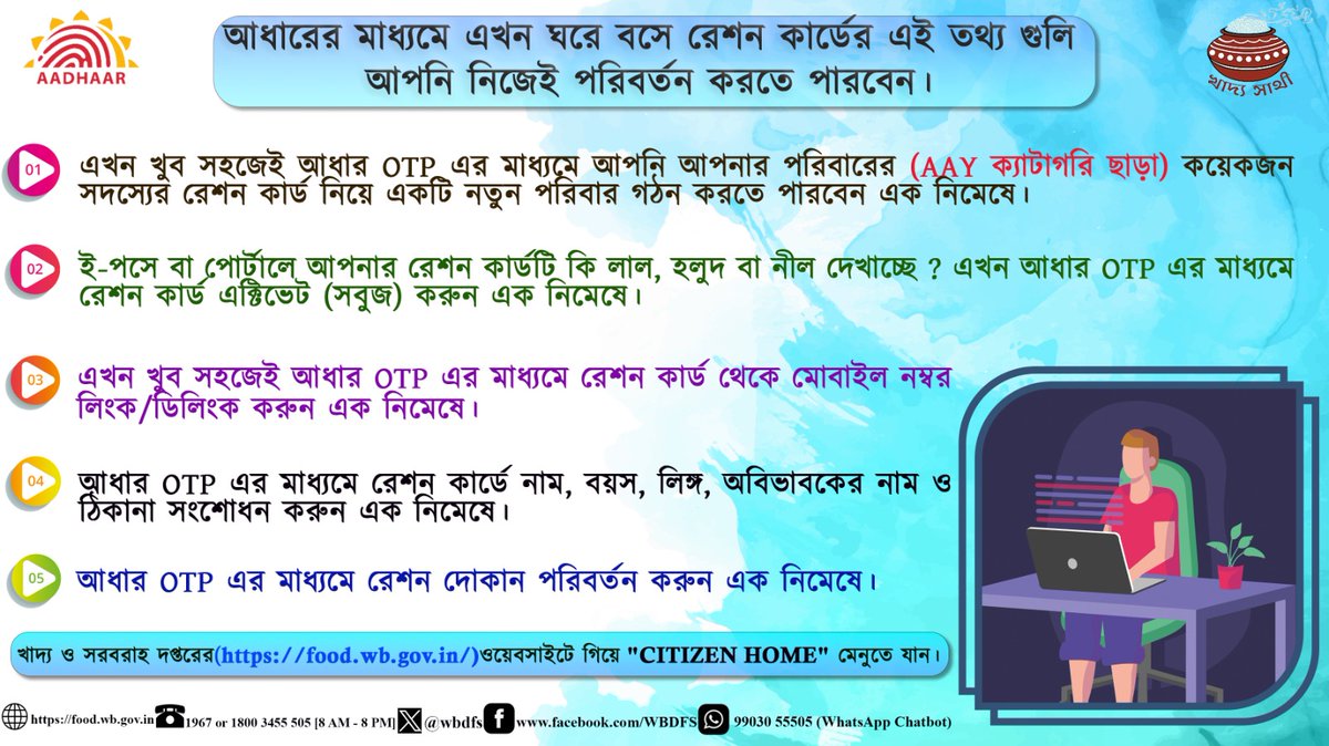 Department of Food and Supplies, Government of WB tweet media