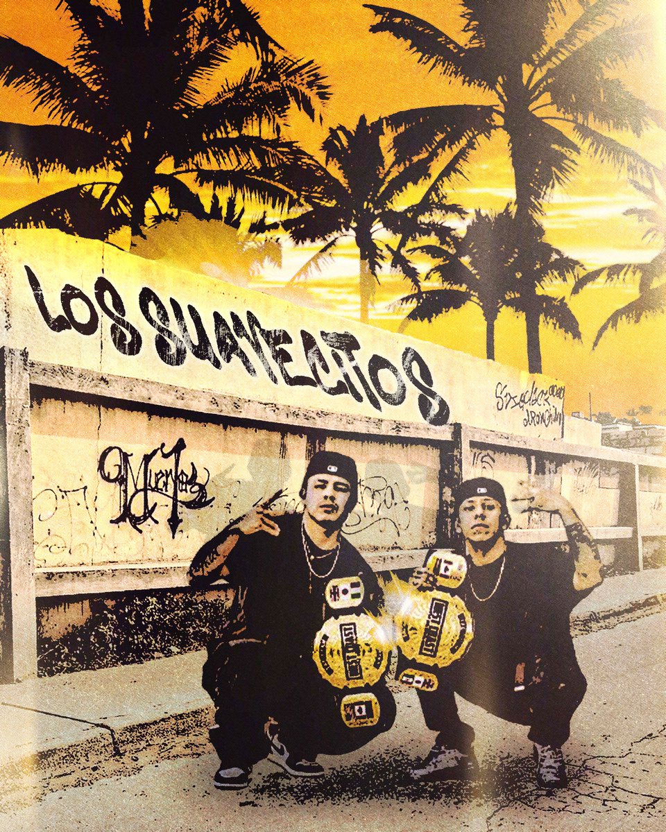'1st ever West Coast Pro Wrestling Tag Team Champions' Los Suavecitos Artwork 

#LosSuavecitos #westcoastpro