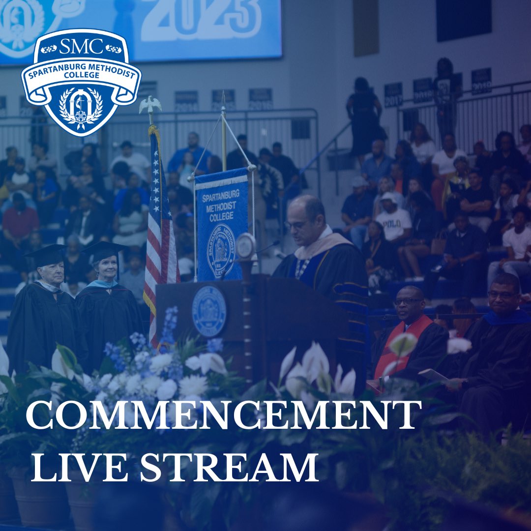 Can't attend today’s commencement in person? 🎓 Don't worry we've got you covered! 💙 Click here ↪️ ow.ly/pTbW50RuXY9 to stream the ceremony live. 🔗 🎓✨
