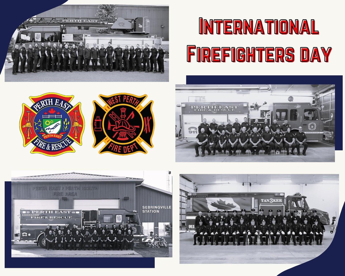 On #InternationalFirefightersDay we recognize all our members for their valuable service. Your @PEFD_WPFD firefighters are very proud to serve the residents of our communities. 👩‍🚒👨‍🚒👩‍🚒👨‍🚒